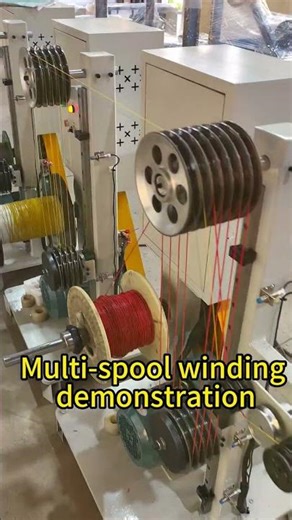 Multi-Spool Winding Machine – Simultaneous Multi-Line Take-Up