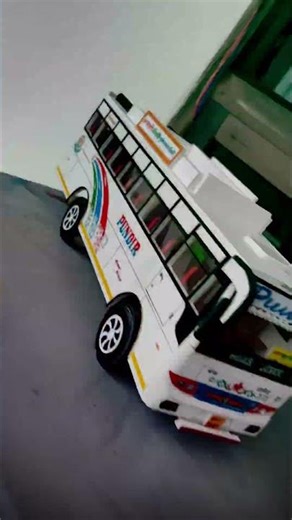 Miniature Model 🚌Making Handmade Bus Model 🌺Pundir Bus 🚌 ‪@ArtistSandeep4856‬ #craft