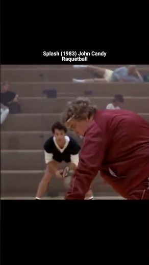 Splash (1983) John Candy Raquetball Scene #johncandy #movieclips #shorts #funny