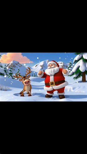 Santa Comes From Snowy Lands 🎄 Best Christmas Rhyme for Children | Jingle Bells Song