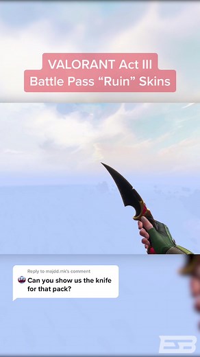 VALORANT Act III Ruin Skins Revealed in Response Video