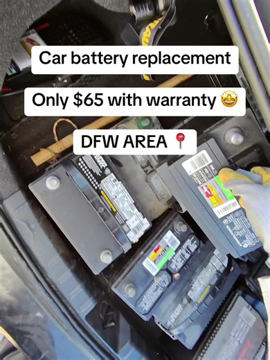 📍DFW car battery replacement. Used batteries for $65 with warranty Delivery available for extra charge Pick up in Cedar Hill, Tx 75104 📱Call or text 214-289-3029#CarBattery #dfw #dallas #BatteryDelivery #carrepair