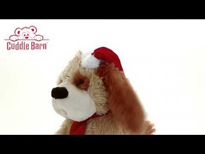 Cuddle Barn - Christmas Shout Dog