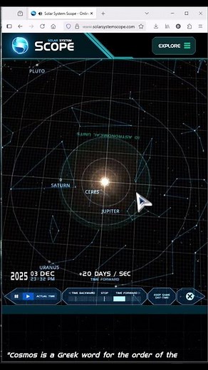 solar system scope - excellent solar system simulator