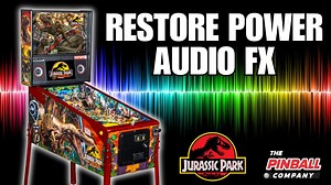 Stern Pinball Jurassic Park gameplay showcasing callouts, audio fx,...