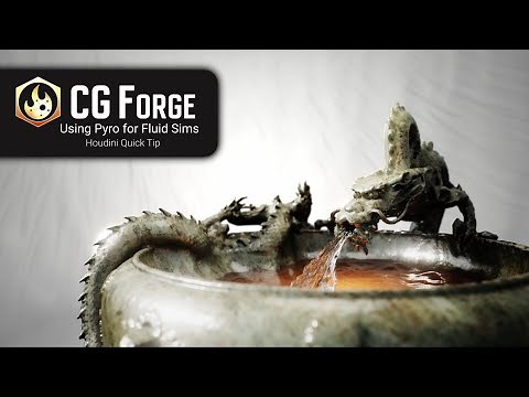 Houdini | Using Pyro for Water Simulations | CG Forge Quick Tip