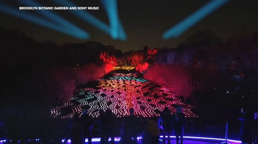 Brooklyn Botanic Garden's annual winter light show, 'Lightscape,' returns for holiday season