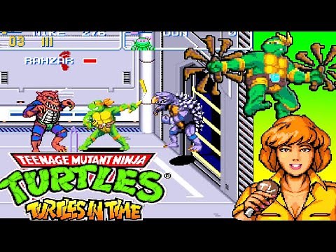 SFC『T.M.N.T. タートルズ・イン・タイム』クリア-1321本目【マルカツ!レトロゲーム】