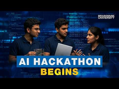 AI That Solves Real Problems | BWU AI Hackathon at Brainware University | Future Innovators at Work