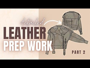 LEATHER JACKET DIY (Part 2): PREPPING my LEATHER PIECES - THISISKACHI DIY