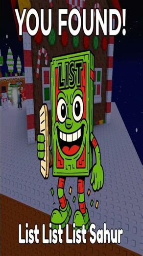 How to Find List List List Sahur 🔥 Find the Brainrot