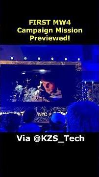 MW4 FIRST Campaign Intro Mission Previewed! Modern Warfare 4 Cutscene Cinematic (COD MW4 Campaign)