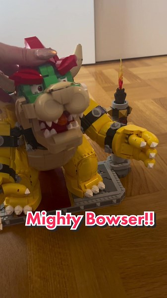Be hold! The King of Koopas! BOSWER LEGO!! #lego#bowser#mario#supermario#mariomovie#kingofkoopas@LEGO @Webhallen#legomario#legoislife