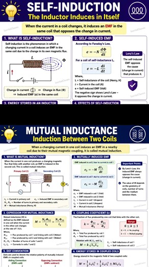 Self Induction and Mutual Induction #electromagnetism #inertialclasses #learnphysics