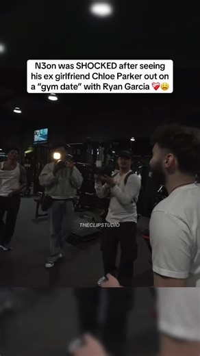 N3on was SHOCKED after seeing his ex girlfriend Chloe Parker out on a “gym date” with Ryan Garcia ❤️‍🩹😩 #ryangarcia #n3on