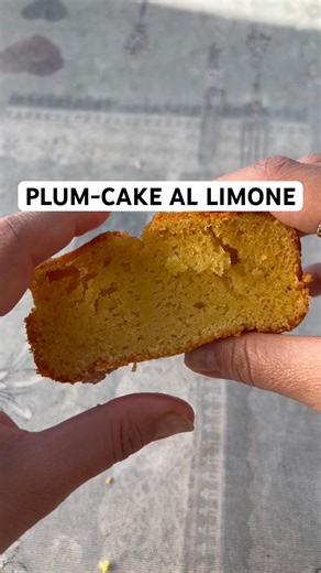 Plum-cake al Limone 🍋