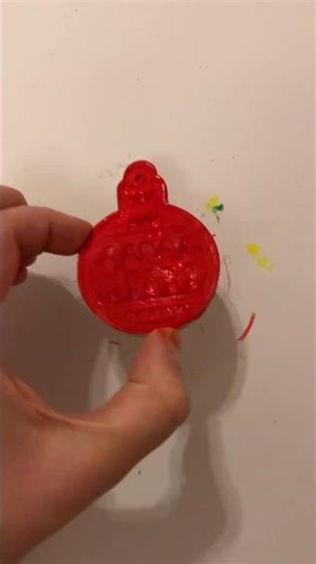 Painting it RED! ❤️ Making a bold Ceramic Christmas Tree! #shorts