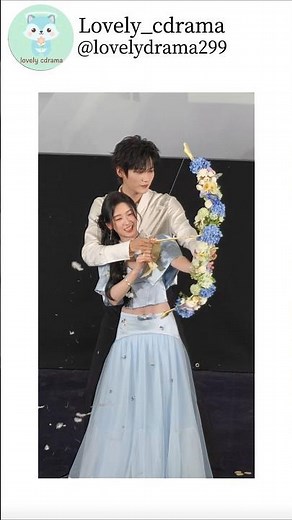 bao Shangen looking beautiful with Zhou keyu