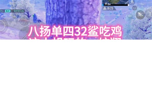 A扬单四32鲨吃鸡，大蛆玩得帅，就是打不中人（0240505）