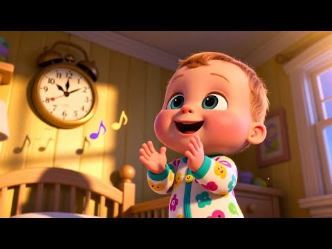 Tick Tock Family Clock ⏰👪 | Fun Kids Learning Video | Preschool Time & Routine