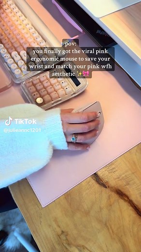 Mouse Ergonómico Rosa: Estilo y Funcionalidad