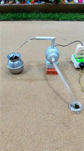 🚜 Mini Tractor Water Pump Science Project 😱 Amazing DIY Experiment #shorts # 868