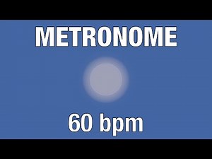 60 BPM Metronome | Audio + Visual