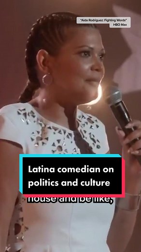 In her new #HBO Max comedy special, “Aida Rodriguez: Fighting Words,” Rodriguez shows how comedy and politics opens up dialogue.