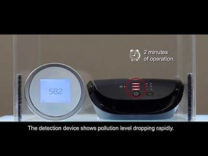 Atmosphere Drive Car Air Treatment System Effective Air Filtration Demonstration