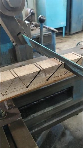 Scraper Cutting Using Power Hacksaw ⚙️🔪 | Workshop Machining Short