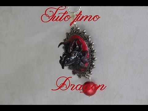 [♥ Tuto Fimo tête de dragon♥] ✿ Polymer clay dragon ✿