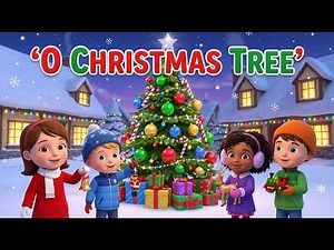 O Christmas Tree | Christmas Song for Kids | Holiday Nursery Rhyme & Sing-Along