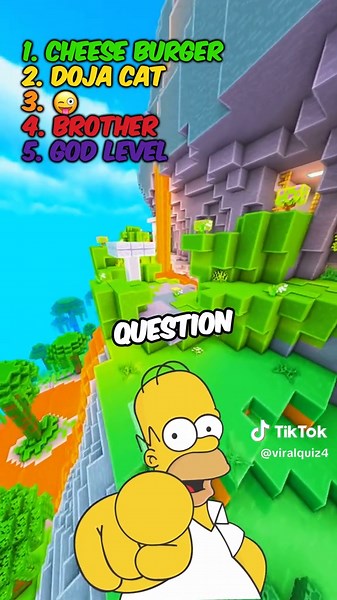 Can You Pass God Level🙇🏻‍♂️? #viral #simpsons #fyp #quiz #brainteaser