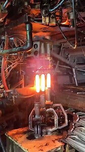 Each one of these red hot blobs are future glass bottles. The process of converting sand and other materials into glass is a mesmerizing process! What do you think of this manufacturing process? Video/image credits: Phil Cook We strive to get permission for each piece of content we share, and give credits to the rightful owner. If you feel this is not the case, please send us a DM so we can correct this. #engineering #technology #manufacturing #glass #art | Wevolver.com