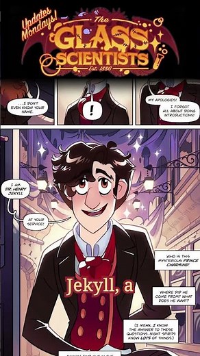 Dr. Jekyll has Something to Hyde | The Glass Scientists #webcomics #webtoon