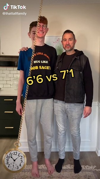 Height Comparison: 6 Feet vs 7 Feet Tall Difference in 3 Years