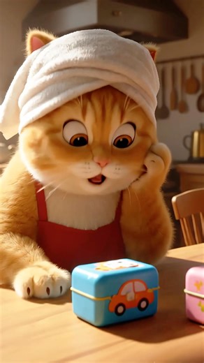 💤 Mama Cat Rushes to School to Deliver Her Kittens’ Forgotten Lunch 🍱🐾 #cat #catvideo #funnycat #catanimation #lunch #foryoupage | Kian Pramana