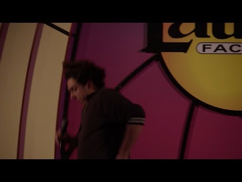 Comedian falls off stage…