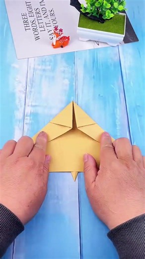 Cloud-Crossing Paper Plane in Spring Swirling Paper Plane Origami Tutorial Handmade Origami Pare