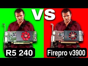 Radeon R5 240 vs FirePro V3900 | Who is Good For Gaming?