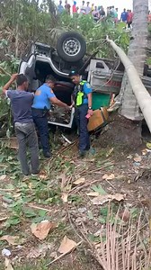 Patay ang driver ng fish car nang ma-aksidente sa Barangay Dualing Aleosan North Cotabato Courtesy : Joel Amaca | Bandera News TV-Cotabato/ Radyo Bandera Cotabato