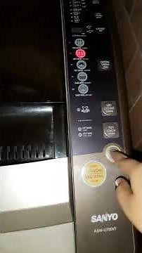 sanyo washing machine U4 error code