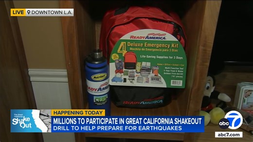 Great California ShakeOut event aims to raise awareness, preparedness across SoCal