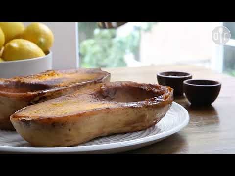 Baked butternut squash