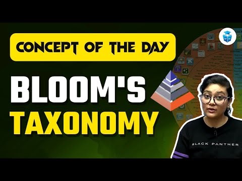 Bloom's Taxonomy | UGC NET Paper-1 Preparation | Concept of the Day | JRFAdda