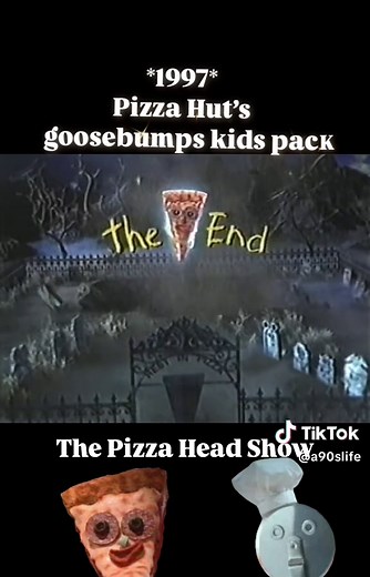 Pizza Head Goosebumps Pizza Hut Commercial 1997