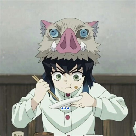 Inosuke after the red district arc: credits to @Majo_6622 #inosuke #kny #humor