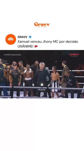 DECISÃO UNANIME. XAMUEL VENCE JHONY MC NO BOXE. | Gravv Culture