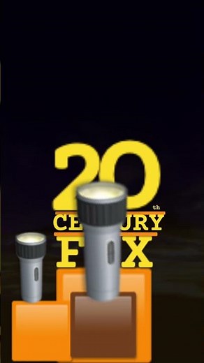 I made the 20th Century Fox logo in TEXT!!