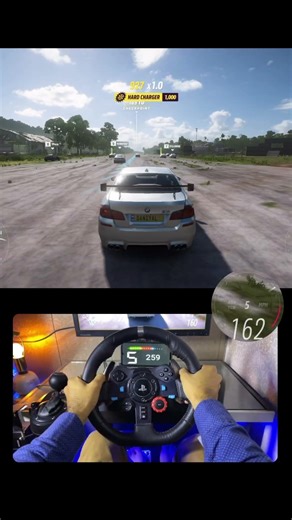 BMW M5 Crazy Donut Then DRAG RACE 😳 | FH5 #shorts